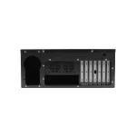 Lanberg WF03-5304-10B 19 4U SZÉL:540mm MÉLY:350mm MAG:281mm lapraszerelt üvegajtós fekete fali rack szekrény