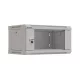 Lanberg WF03-5304-10S 19 4U SZÉL:540mm MÉLY:350mm MAG:281mm lapraszerelt üvegajtós szürke fali rack szekrény
