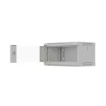 Lanberg WF03-5304-10S 19 4U SZÉL:540mm MÉLY:350mm MAG:281mm lapraszerelt üvegajtós szürke fali rack szekrény