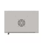 Lanberg WF03-5304-10S 19 4U SZÉL:540mm MÉLY:350mm MAG:281mm lapraszerelt üvegajtós szürke fali rack szekrény