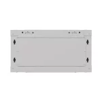 Lanberg WF03-5304-10S 19 4U SZÉL:540mm MÉLY:350mm MAG:281mm lapraszerelt üvegajtós szürke fali rack szekrény