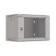Lanberg WF03-5306-10S 19 6U SZÉL:540mm MÉLY:350mm MAG:370mm lapraszerelt üvegajtós szürke fali rack szekrény