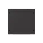 Lanberg WF03-5309-10B 19 9U SZÉL:540mm MÉLY:350mm MAG:500mm lapraszerelt üvegajtós fekete fali rack szekrény
