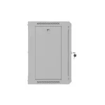 Lanberg WF03-5309-10S 19 9U SZÉL:540mm MÉLY:350mm MAG:500mm lapraszerelt üvegajtós szürke fali rack szekrény