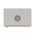 Lanberg WF03-5309-10S 19 9U SZÉL:540mm MÉLY:350mm MAG:500mm lapraszerelt üvegajtós szürke fali rack szekrény