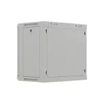 Lanberg WF03-5309-10S 19 9U SZÉL:540mm MÉLY:350mm MAG:500mm lapraszerelt üvegajtós szürke fali rack szekrény