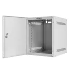 Lanberg WF10-2306-00S 10 6U SZÉL:280mm MÉLY:310mm MAG:336mm lapraszerelt fémajtós szürke fali rack szekrény