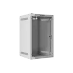 Lanberg WF10-2309-10S 10 9U SZÉL:280mm MÉLY:310mm MAG:469mm lapraszerelt üvegajtós szürke fali rack szekrény