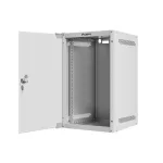 Lanberg WF10-2309-10S 10 9U SZÉL:280mm MÉLY:310mm MAG:469mm lapraszerelt üvegajtós szürke fali rack szekrény