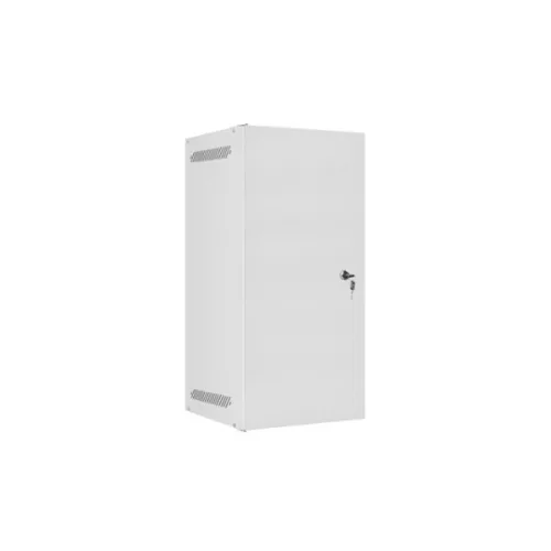 Lanberg WF10-2312-00S 10 12U SZÉL:280mm MÉLY:310mm MAG:603mm lapraszerelt fémajtós szürke fali rack szekrény