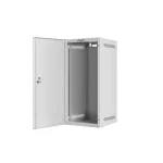 Lanberg WF10-2312-00S 10 12U SZÉL:280mm MÉLY:310mm MAG:603mm lapraszerelt fémajtós szürke fali rack szekrény