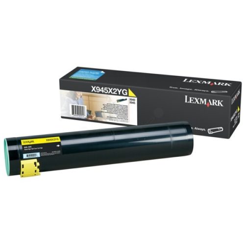 Lexmark X940/945e High Toner Yellow 22k (Eredeti) X945X2YG