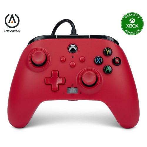 PowerA Enhanced vezetékes kontroller Xbox Series X|S - Artisan Red