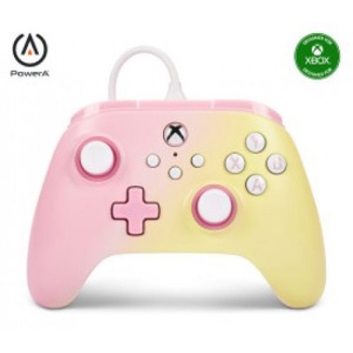 PowerA Advantage vezetékes kontroller Xbox Series X|S - Pink Lemonade