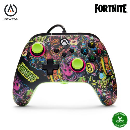 PowerA Advantage vezetékes Xbox Series X|S kontroller - Fortnite Glow