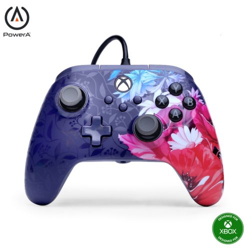 PowerA Advantage PLUS vezetékes Xbox Series X|S kontroller - Night blossom