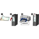 Címketartó zseb, 55x102 mm, öntapadó, DJOIS