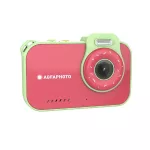 Fényképezőgép, digitális, vízálló, gyerekeknek, AGFAPHOTO Realikids 2 "ARKCW2PK", piros-zöld