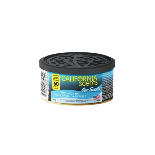 Autóillatosító konzerv, 42 g, CALIFORNIA SCENTS "Fresh Linen"