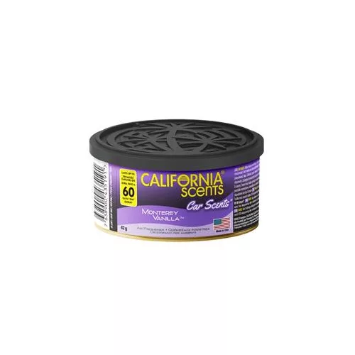 Autóillatosító konzerv, 42 g, CALIFORNIA SCENTS "Monterey Vanilla"