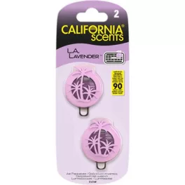   Autóillatosító, mini diffúzer, 2*3 ml, CALIFORNIA SCENTS "La Lavender"