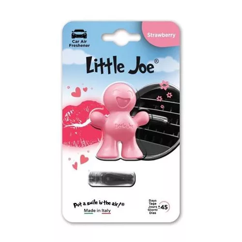 Autóillatosító, szellőzőrácsra, LITTLE JOE "Strawberry", s.rózsaszín