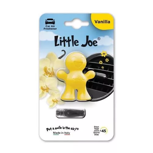 Autóillatosító, szellőzőrácsra, LITTLE JOE "Vanilla", sárga