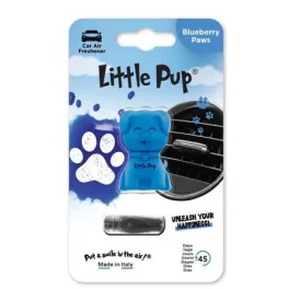   Autóillatosító, szellőzőrácsra, LITTLE PUP "Blueberry Paws", kék