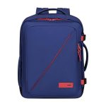 Hátizsák, kabin méret, 38l, M-es, AMERICAN TOURISTER "Take2Cabin", lila/korall