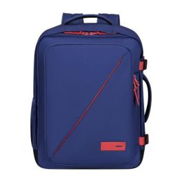   Hátizsák, kabin méret, 38l, M-es, AMERICAN TOURISTER "Take2Cabin", lila/korall