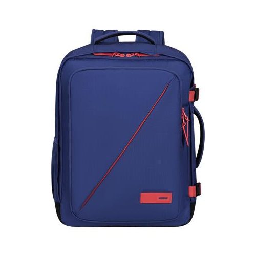 Hátizsák, kabin méret, 38l, M-es, AMERICAN TOURISTER "Take2Cabin", lila/korall