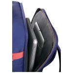 Hátizsák, kabin méret, 38l, M-es, AMERICAN TOURISTER "Take2Cabin", lila/korall