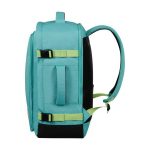 Hátizsák, kabin méret, 38l, M-es, AMERICAN TOURISTER "Take2Cabin", türkiz/lime