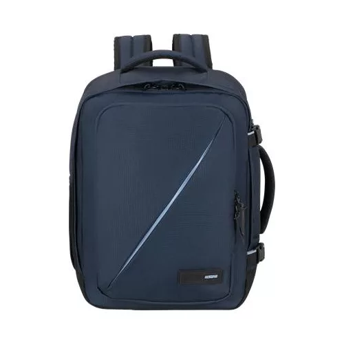 Hátizsák, kabin méret, 26,5l, S/M-es, AMERICAN TOURISTER "Take2Cabin", tengerészkék