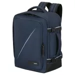 Hátizsák, kabin méret, 26,5l, S/M-es, AMERICAN TOURISTER "Take2Cabin", tengerészkék