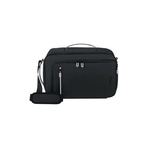 Utazótáska, kabin méret, 21l, 3 in 1, AMERICAN TOURISTER "Puffypop", fekete