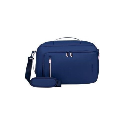Utazótáska, kabin méret, 21l, 3 in 1, AMERICAN TOURISTER "Puffypop", tengerészkék