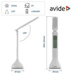 Asztali lámpa, LED, 4W, AVIDE "Calendar", fehér