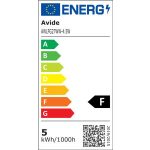 LED izzó, filament, E27, gömb, A60, 4,5W, 470lm, 2700K, AVIDE