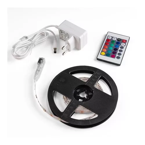 LED szalag, 3m, 90 LED, 7,2W, 990lm, RGB, AVIDE