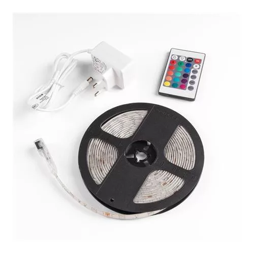 LED szalag, 5m, 150 LED, 7,2W, 1650lm, RGB, AVIDE