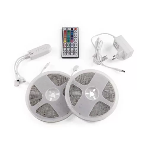LED szalag, 2x5m, 300 LED, 22W, RGB, AVIDE