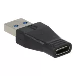 Adapter, USB-A apa/USB-C anya, AVAX "AD601 Connect+", fekete