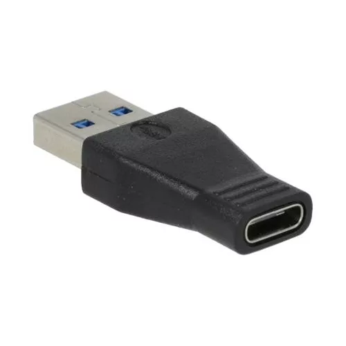 Adapter, USB-A apa/USB-C anya, AVAX "AD601 Connect+", fekete