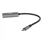 Adapter, USB-C/HDMI, AVAX "AD603", fekete-alumínium