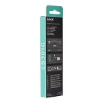 Töltőkábel, USB-A - USB-C, 1,5 m, AVAX "CB301G", acélszürke