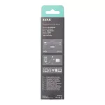 Töltőkábel, USB-A - USB-C, 1,5 m, AVAX "CB301G", acélszürke