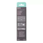 Töltőkábel, USB-C - USB-C, 60W, 1,5 m, AVAX "CB302G", acélszürke