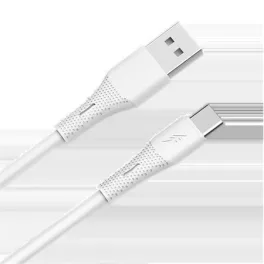   Töltőkábel, USB-A - USB-C, 18W, 1,5 m, AVAX "CB3301", fehér