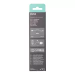 Töltőkábel, USB-A - lightning (Apple), 20W, 1,5 m, AVAX "CB314 Steel", acélszürke